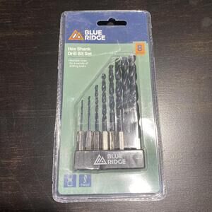 Blue Ridge 8pc Hex Shank Drill Bit Set Multiple Sizes (BR9204U)
